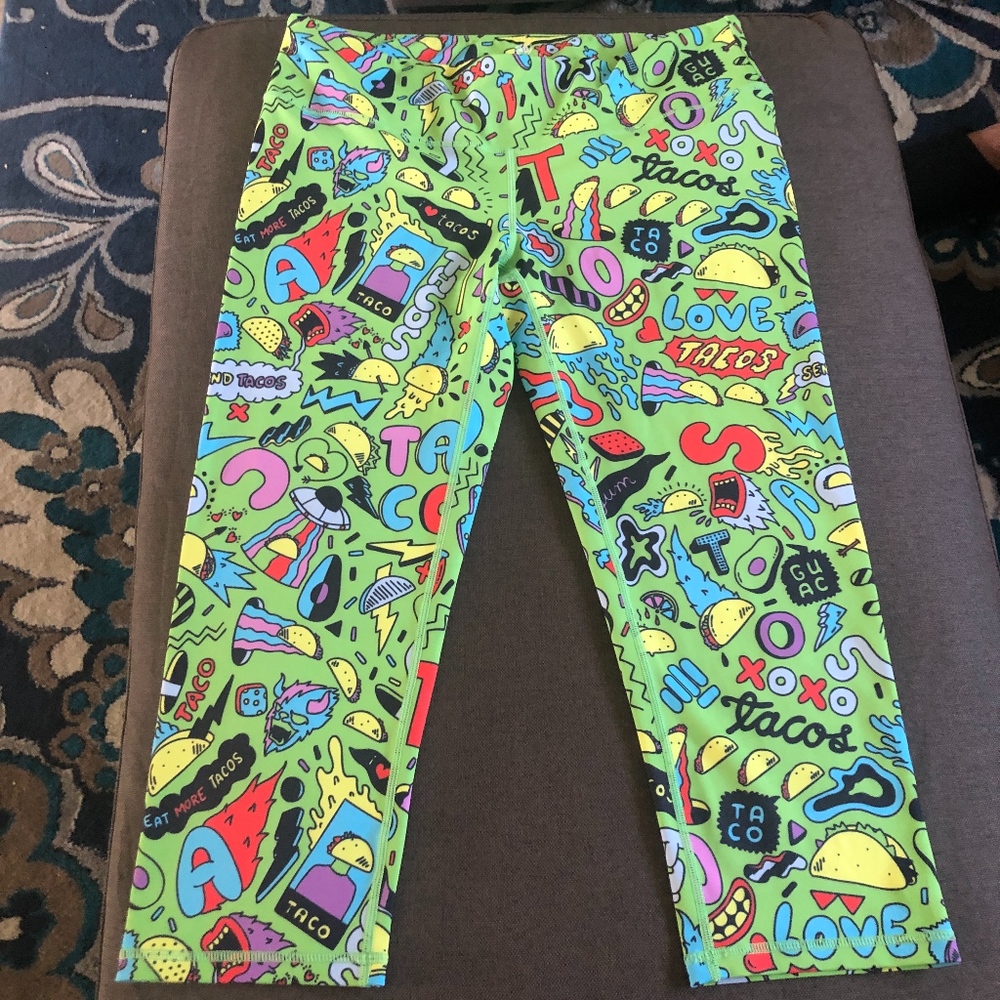 Women's Funky Workout Capris.